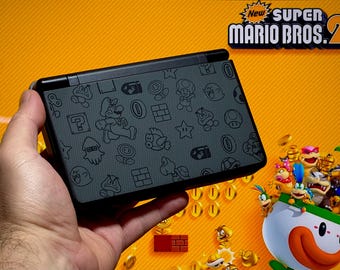 AYN Thor Mario Bros Vinyl Skin – Black Soft-Touch Finish