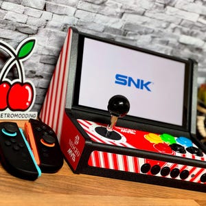 Nintendo Switch 2/1 mini Bartop "controles completos sanwa" (dispositivo Nintendo Switch no incluido)