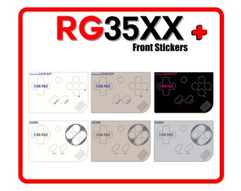 RG35XX+ Front Sticker (Device not included)(plz read the description)