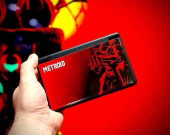 Ayn Thor Skin Metroid Red foil glossy vinyl sticker