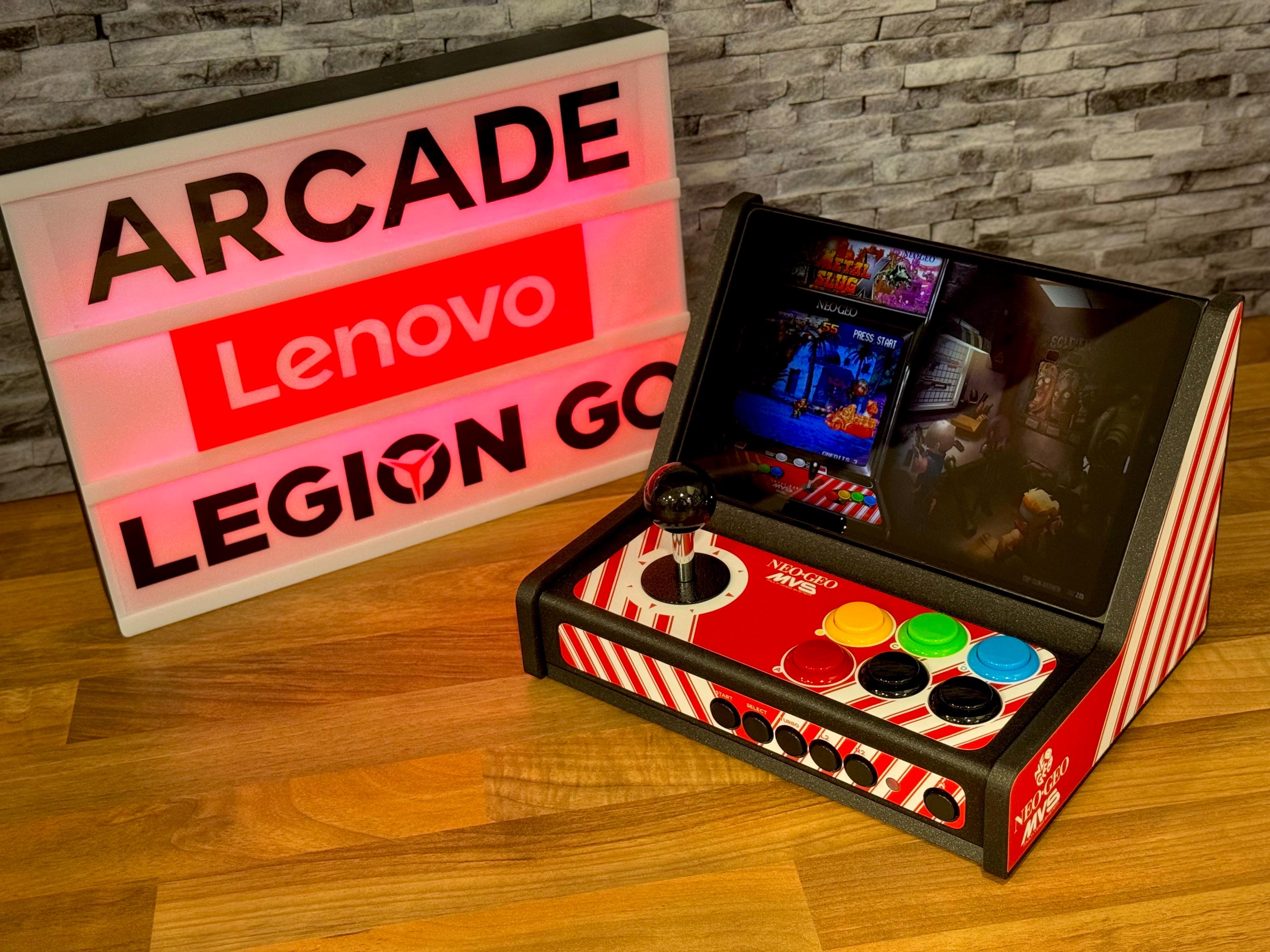 Legion Go MVS Arcade Bartop Full Sanwa (legion Go Device Not