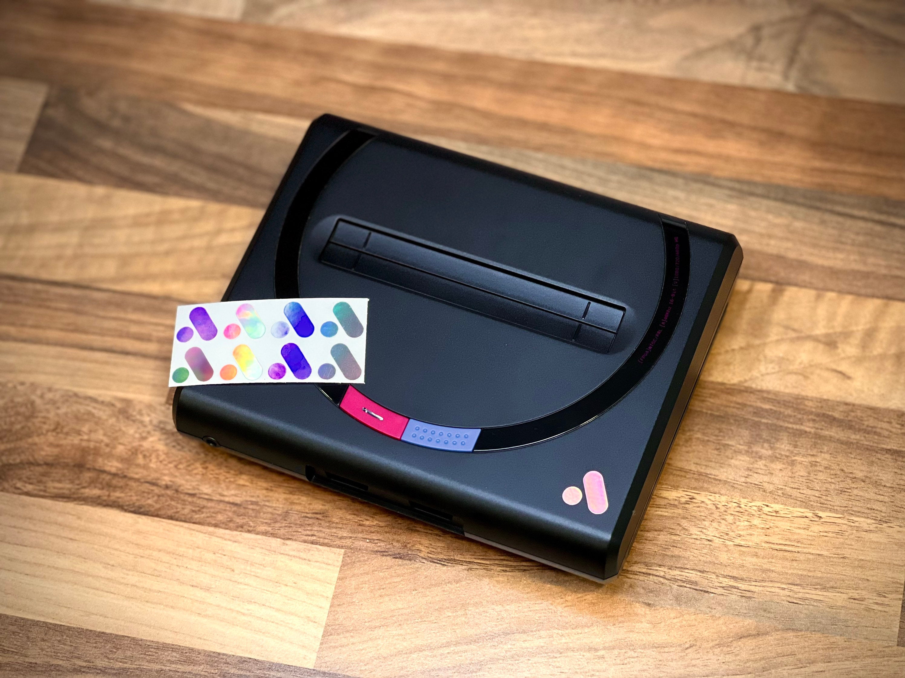 Analogue Mega SG logo holo Sticker (device not included)