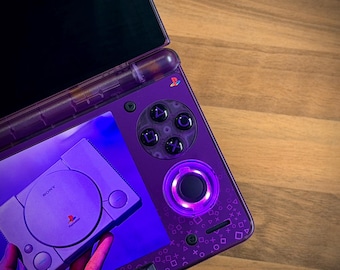 Ayn Thor PlayStation buttons Style metallic purple Colored Symbol (only Buttons)