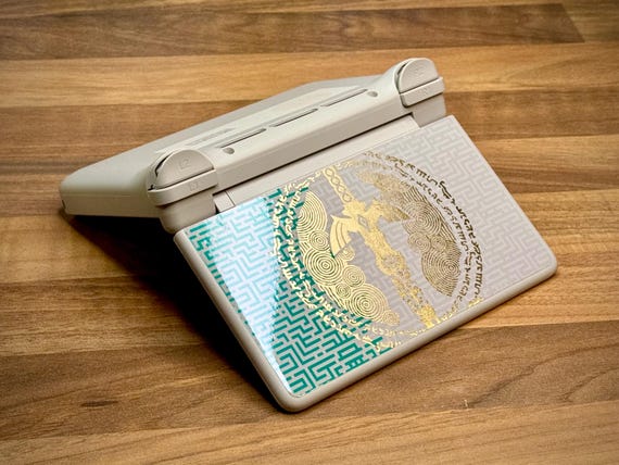 Ayn Thor Skin Beige/Grey Totk Gold foil glossy vinyl sticker