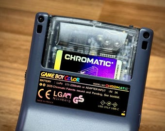 ModRetro Chromatic Gameboy Color Sticker holo
