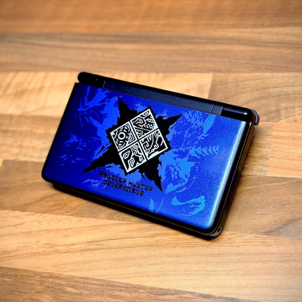 Ayn Thor Skin MonsterHunter Generation metallic blue effect vinyl sticker satin finish
