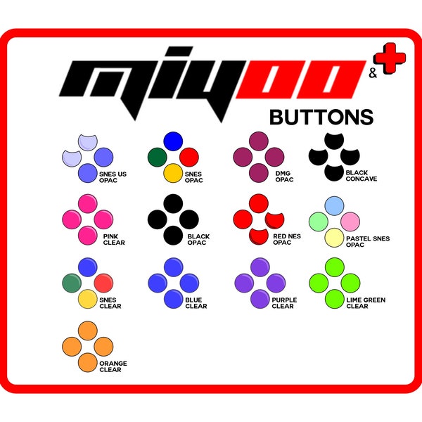 4 botones para Miyoo Mini y Mini Plus (dispositivo no incluido) (lea la descripción)
