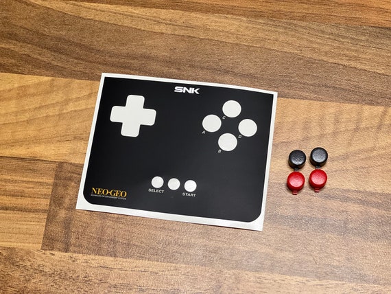 アナログポケット NEOGEO ボタンとフロントステッカーパック (本体は
