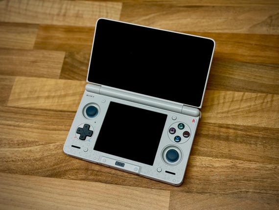 Ayn Thor Skin PlayStation beige/grey panel soft touch vinyl sticker