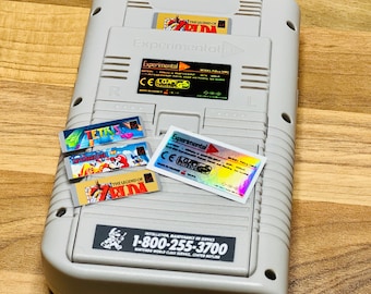 Experimental Pi Back Stickers Pack (Tetris, Mario, Zelda) (Device not included)