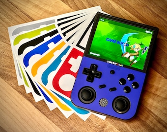 RG353V Gameboy Colors Front Stickers (NO BUTTONS only stickers! Device not included!)