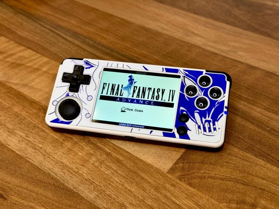 Miyoo A30 FF4 Galaxy Buttons and Sticker Mod (device Not Included