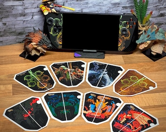 ROG Ally X Monster Hunter front stickers (device not included)