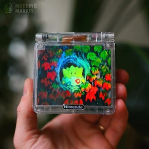 Tarjeta superior y pegatina trasera para Gameboy Advance SP (dispositivo no incluido)