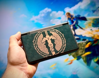 Ayn Thor Skin Zelda TOTK metallic green/gold effect satin finish vinyl sticker