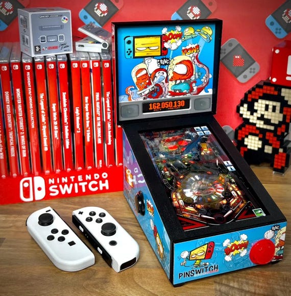 Nintendo Switch 用 PinSwitch ミニ ピンボール アクセサリー