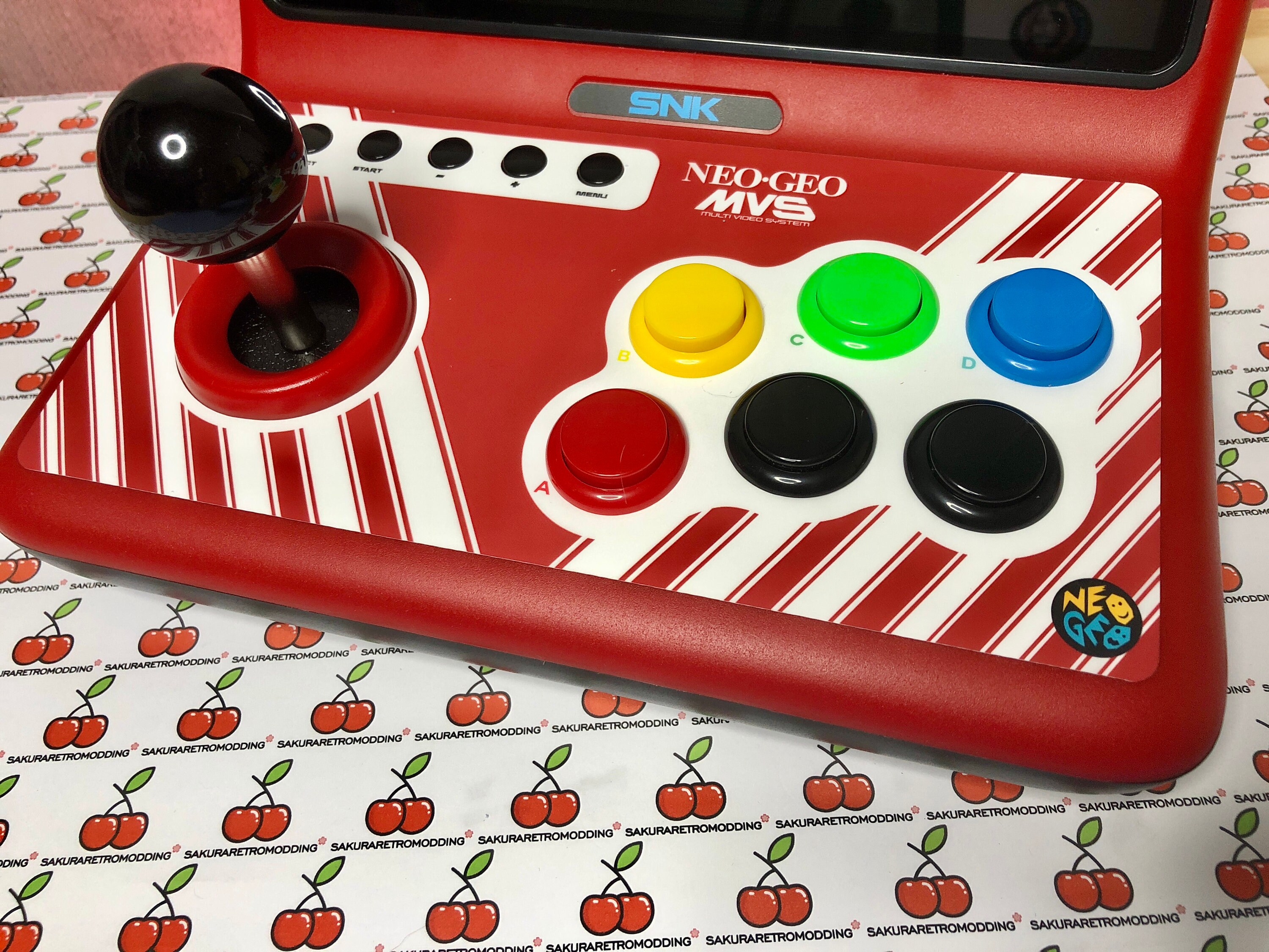 Powkiddy A12 アーケード バートップ用ステッカー (デバイスは