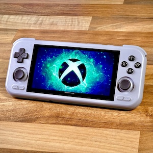 Retroid Pocket 4 Botones Xbox Negro Letra Plateada (compatible con Flip2, RP5) (dispositivo no incluido) (!por favor lea la descripción!)