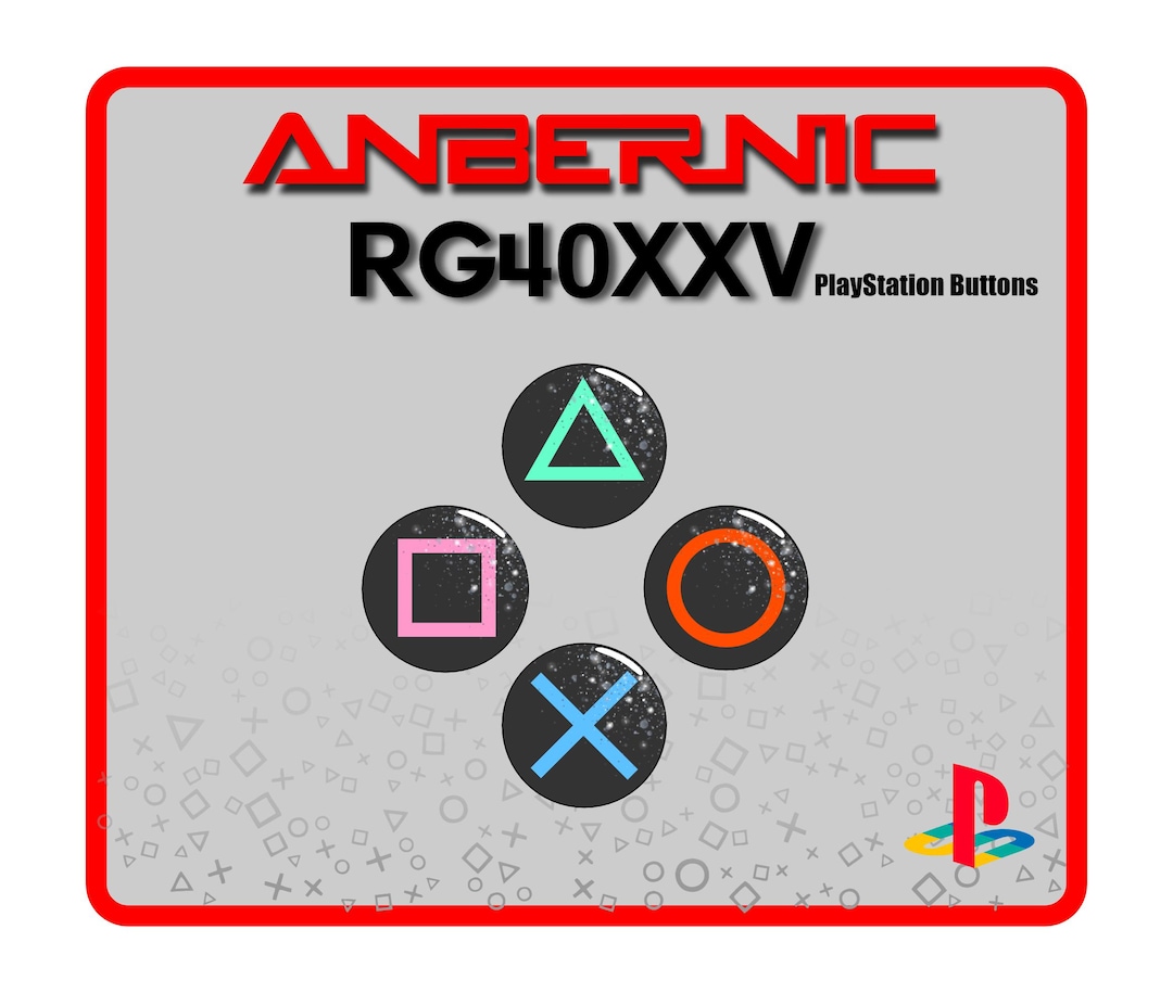4 Playstation Buttons for the RG40XXV (plz Read the Description