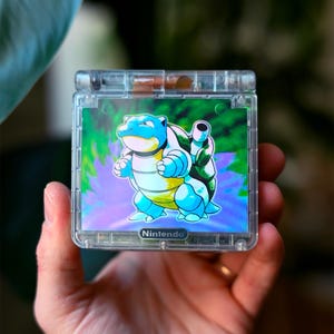 Inserto per scheda superiore e adesivo posteriore per Gameboy Advance SP (dispositivo non incluso)