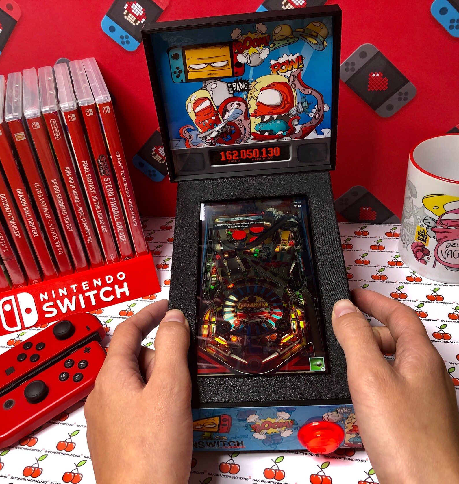 PinSwitch Mini the Pinball accessory for Nintendo Switch Etsy