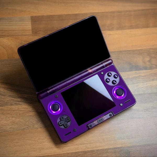Ayn Thor Skin panel Purple matte soft touch vinyl sticker (no logo)