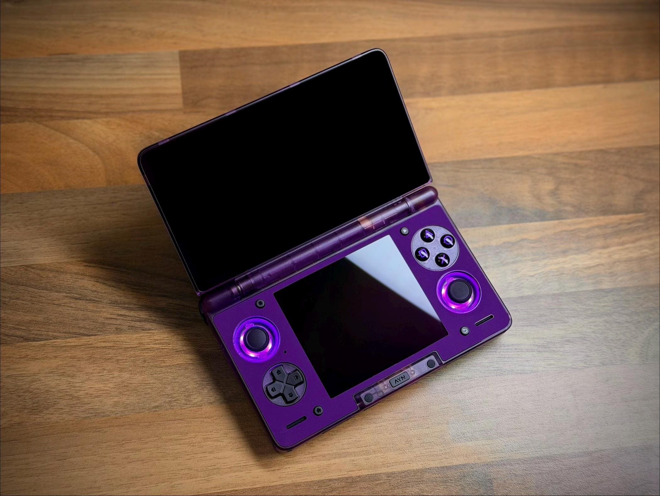 Ayn Thor Skin Panel Purple Matte Soft Touch Vinyl Sticker (no Logo