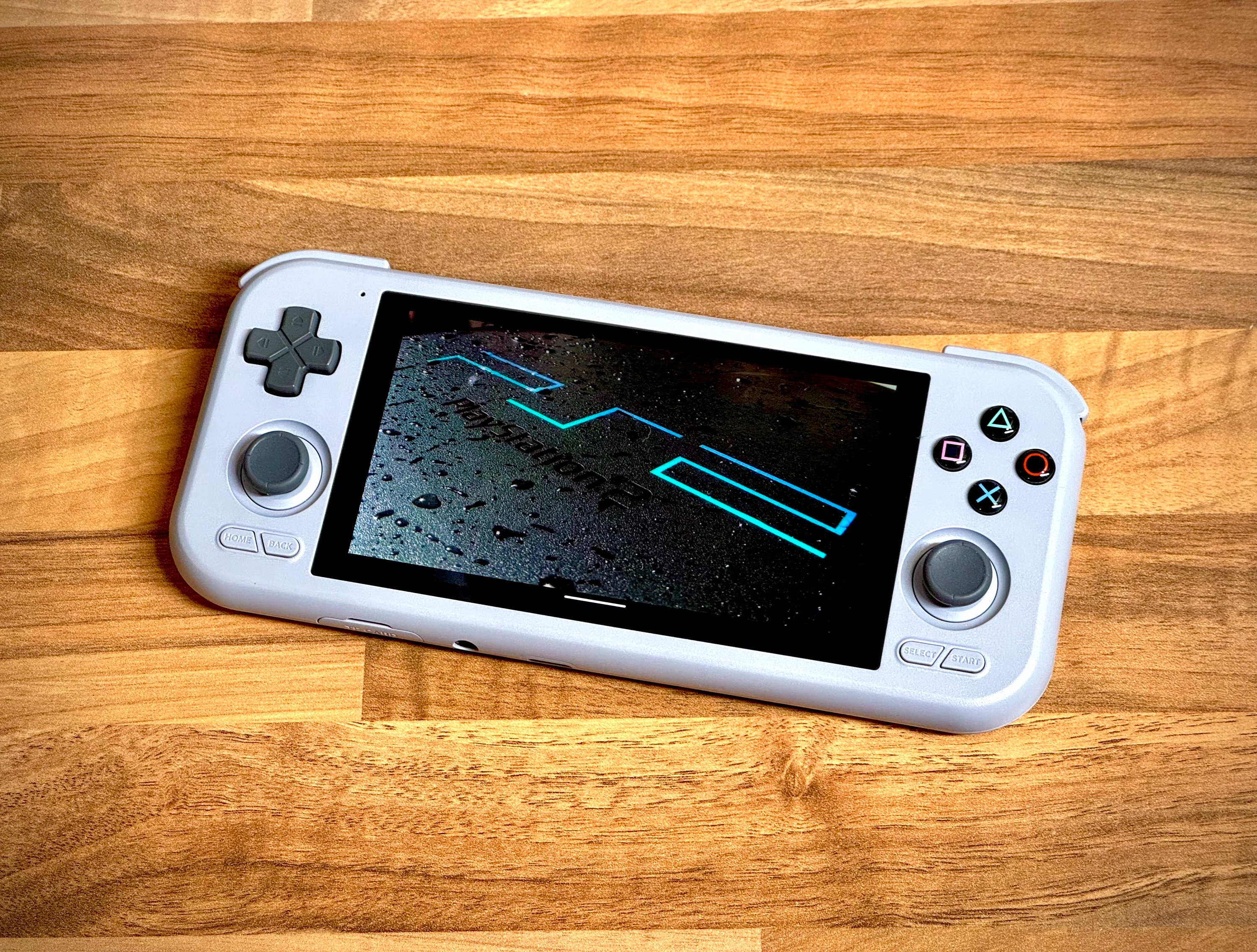 Retroid Pocket 4 Black PSX Buttons Colored Sign (flip2,rp5 Retroid Pocket 4 Black PSX Buttons Colored Sign (flip2,rp5