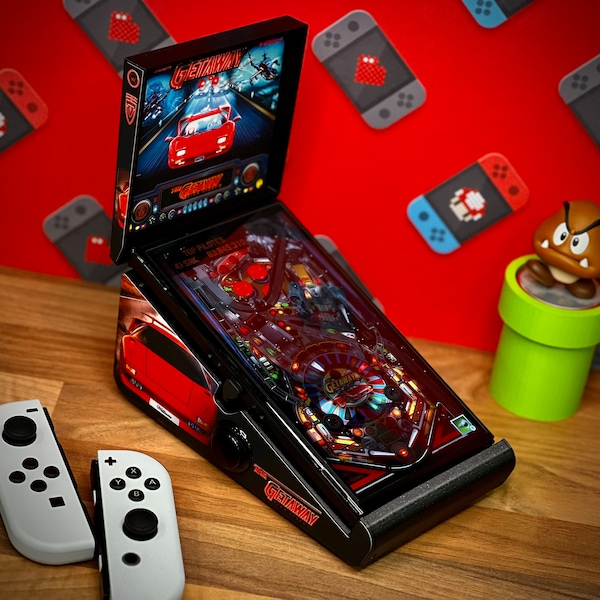 NEW! Pincab Skeletor PinSwitch the Pinball accessory for your Nintendo Switch (with an interchangeable theme option)