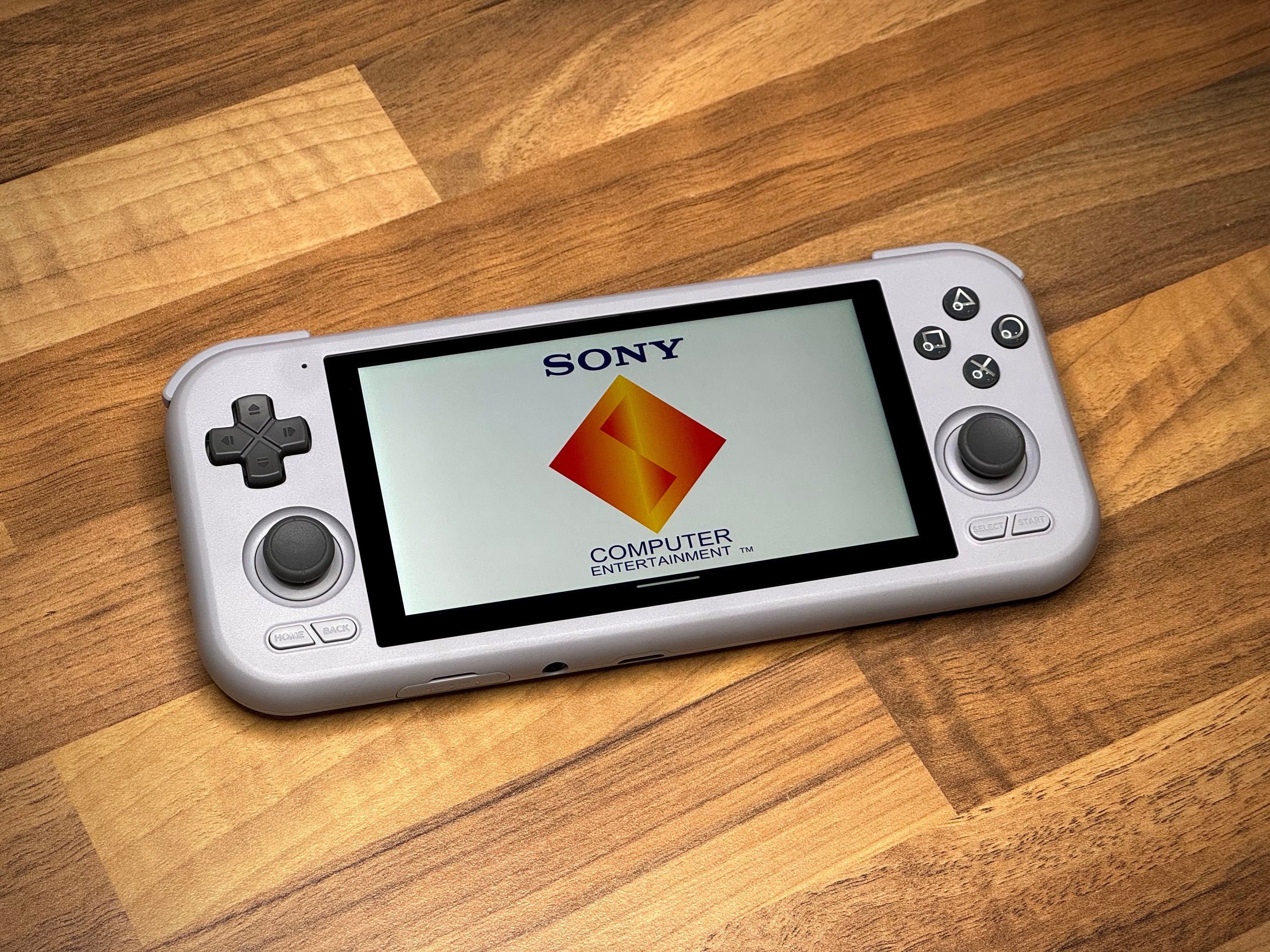 Retroid Pocket 4 PSX Dark Gray Buttons Silver Sign (flup2 Retroid Pocket 4 PSX Dark Gray Buttons Silver Sign (flup2