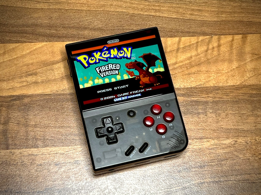 Miyoo Mini & Mini + 4 Buttons Red Clear for (device Not Included