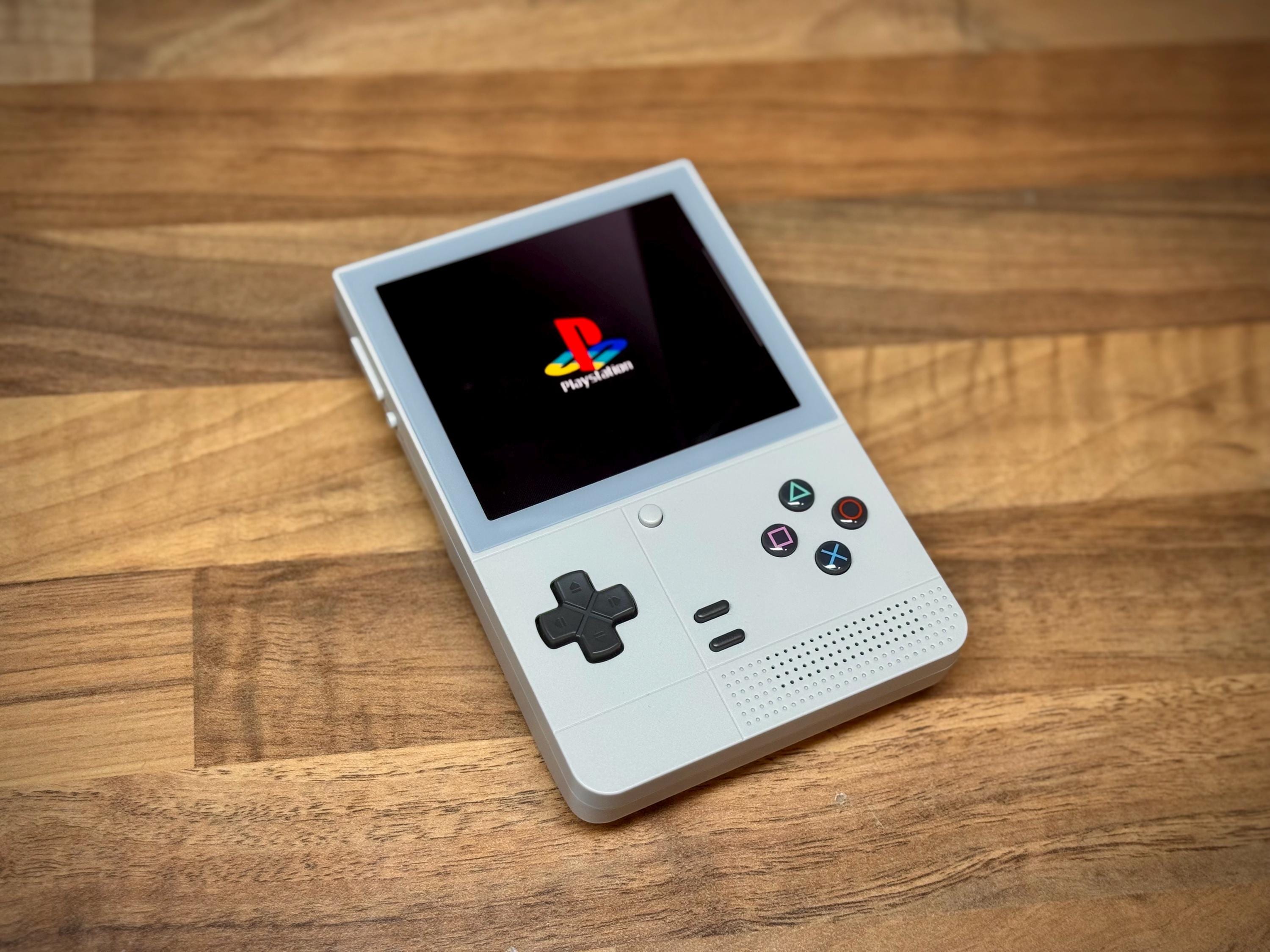 Retroid Pocket Classic PSX dark gray buttons colored sign (Rp4,RP5, RpFlip2 compatible) (device not included)(!please read the description!)