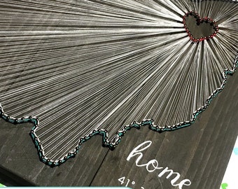 Rustic String Art | Etsy