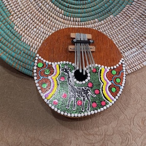 Black History Thumb Piano African Kalimba Tribal Mbira Musical Instrument