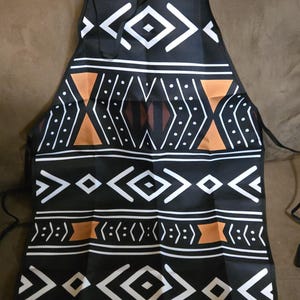 Africa Apron Mud Cloth Designed Printed Fathers Day Gift