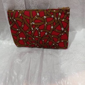 Afrikaanse Ankara Gewatteerde Tote Bag Clutch Change Portemonnee Mobiele Telefoon Keys Portemonnee