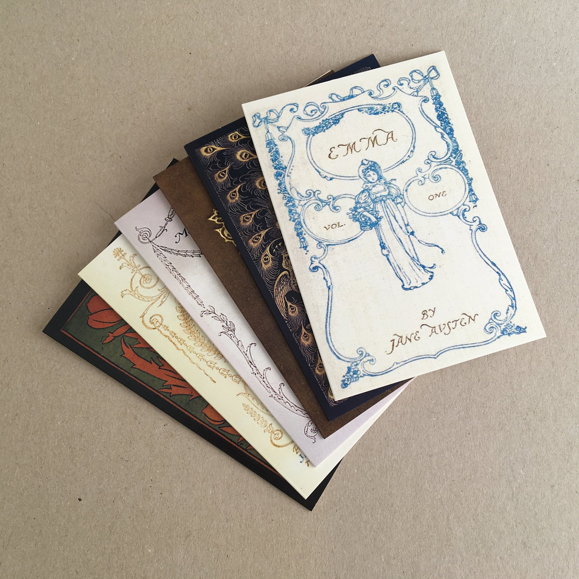 Jane Austen Vintage Book Cover Greetings Cards Pack of 6 - Etsy