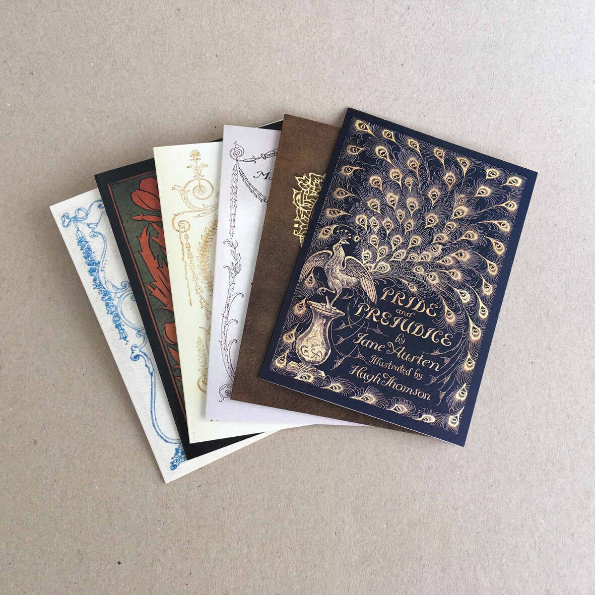 Jane Austen Vintage Book Cover Greetings Cards Pack of 6 - Etsy