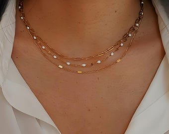 Acquista Collana da donna Olyana in taglio Rotondo 0.024 Carati , Oro