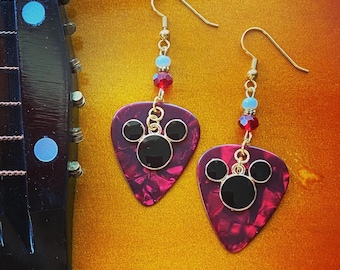 Mickey | Muis | Plectrum | Oorbellen | Girls Rock | Rockgodin | Disney-fans | Klassieke Mickey | Mickey Heads | Mickey Ears