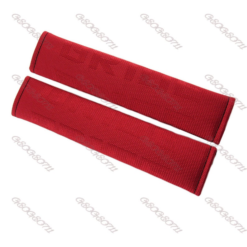 X2 Red Jdm Bride Gradation Seat Belt Cover Shoulder Pads Etsy