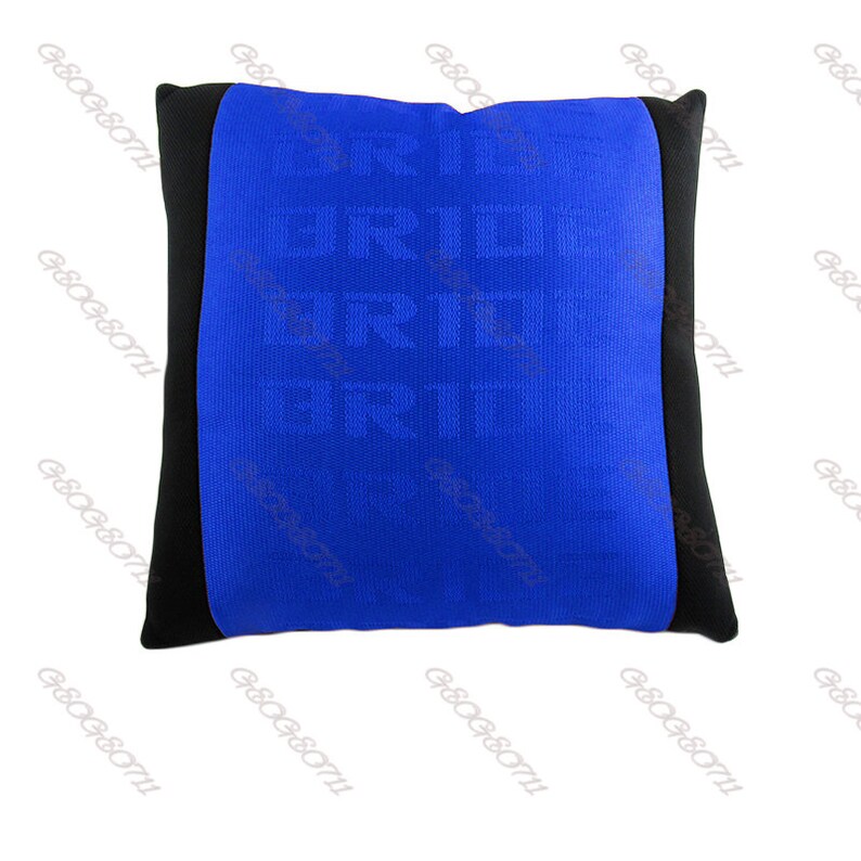 x1 JDM BRIDE Racing Black Tuning Pad For Head Rest Cushion Bucket Seat Racing