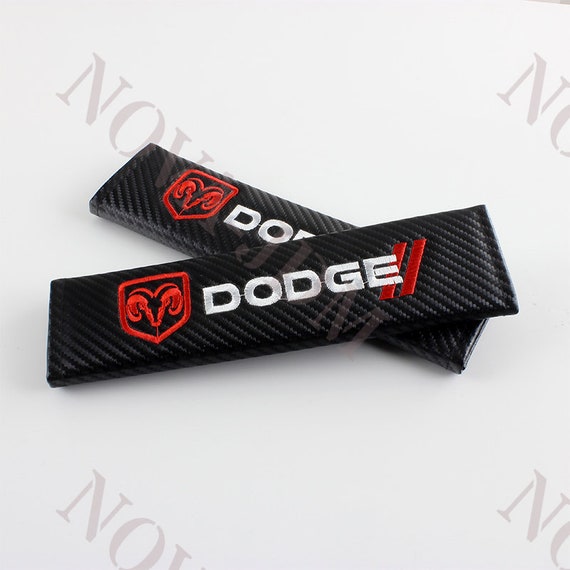 Speed Demons KIA MOTORS Carbon Fibre Effect Seat Belt Shoulder Pads
