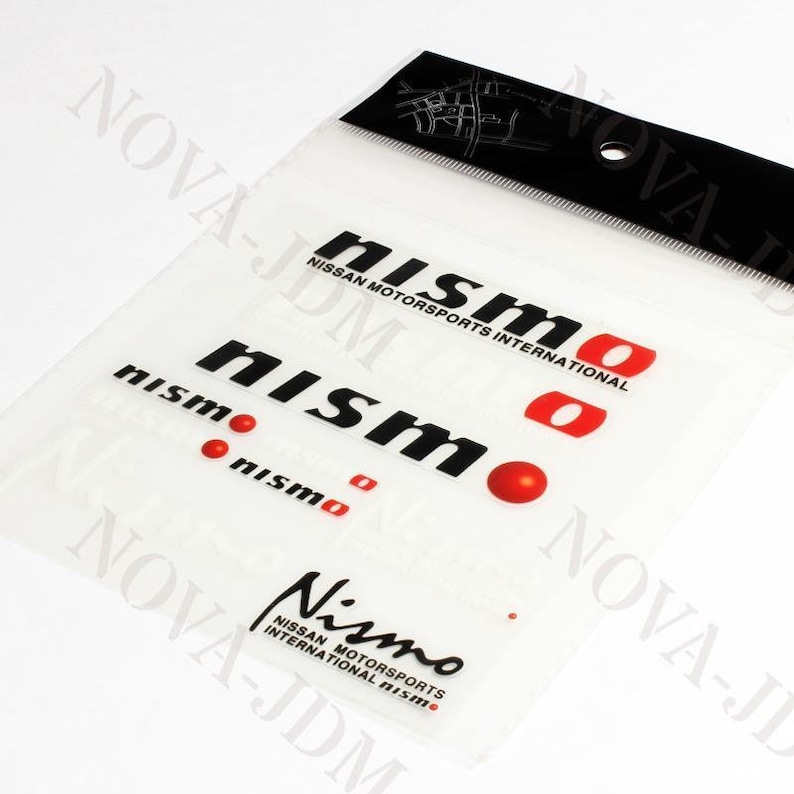 Set NISMO Reflective Car Door Window Vinyl Decal Sticker For NISSAN 10pcs