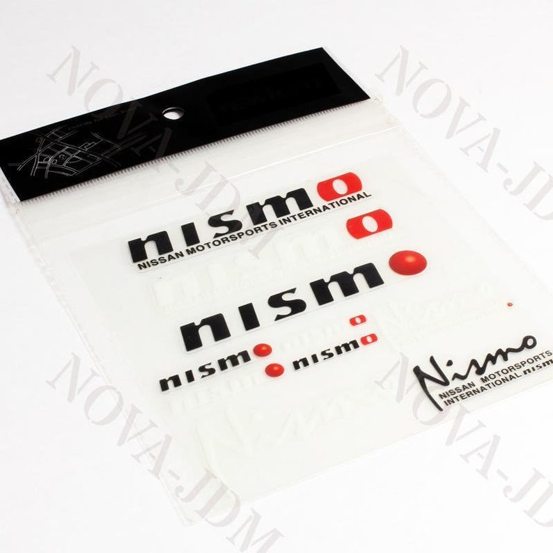Set NISMO Reflective Car Door Window Vinyl Decal Sticker For NISSAN 10pcs