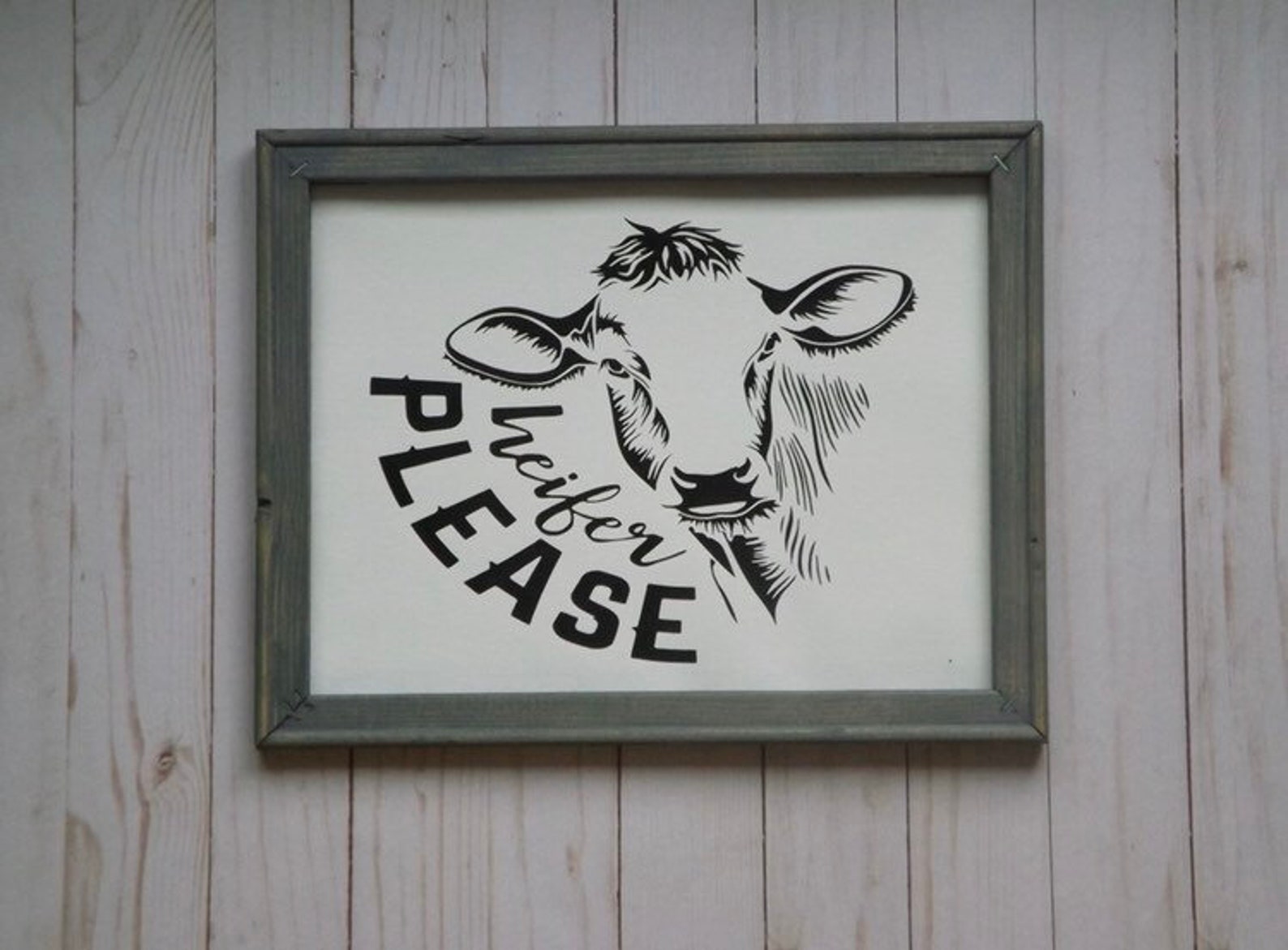 Farmhouse reverse canvas signs Etsy