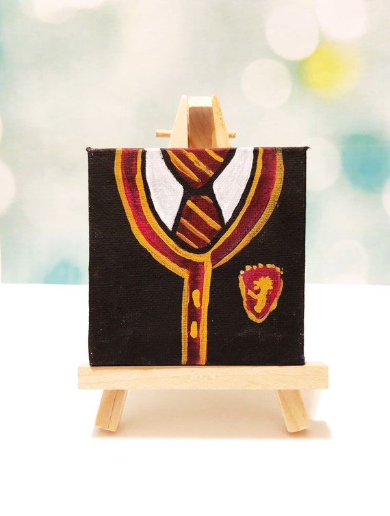 Gryffindor Robes Mini Canvas Harry Potter Desk Accessories Etsy