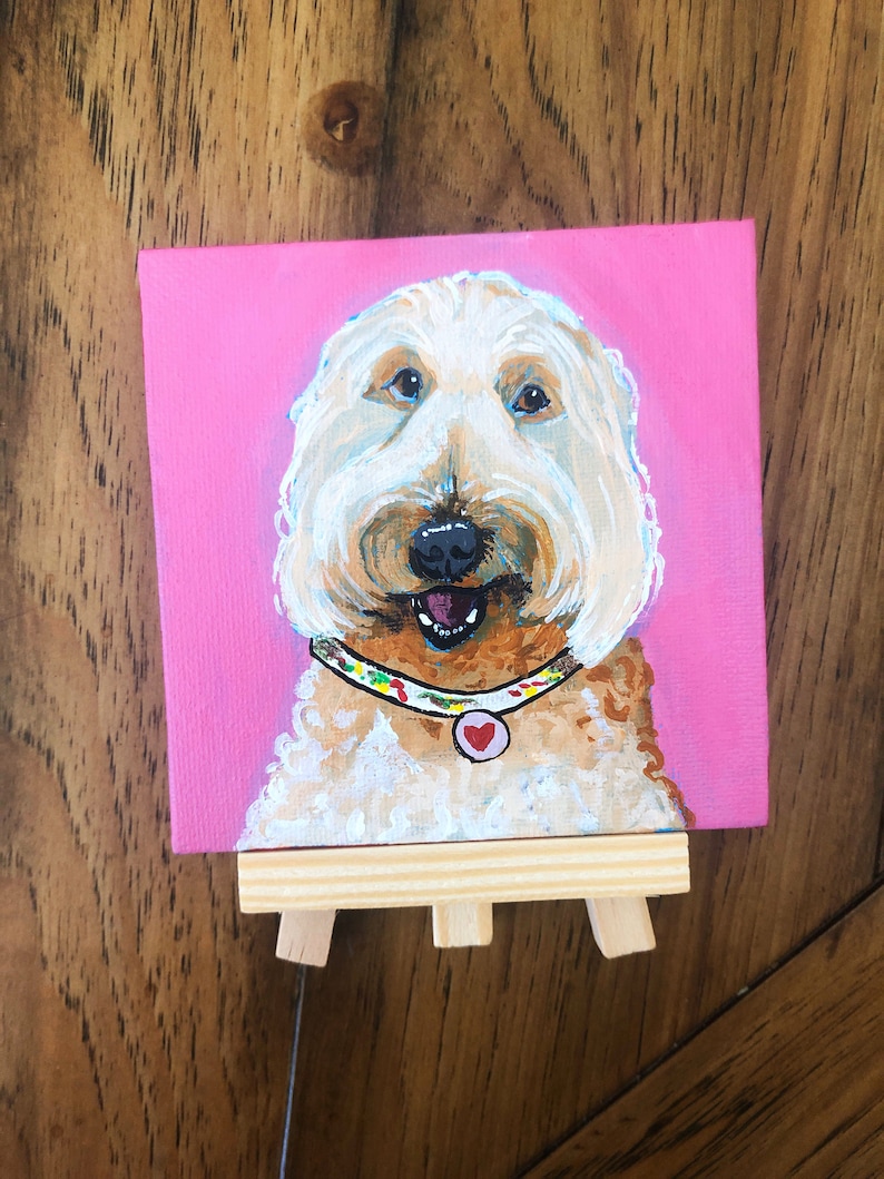 memorial pet painted portrait dog portrait animal art memorial pet gifts Custom Pet Portrait painting cat painting acrylic pet art