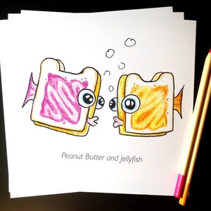 Dessin De Crayon De Couleur De Piranha Social Cadeaux Droles Etsy