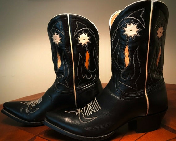 Handmade Mexican Vintage High Color Leather Hand S